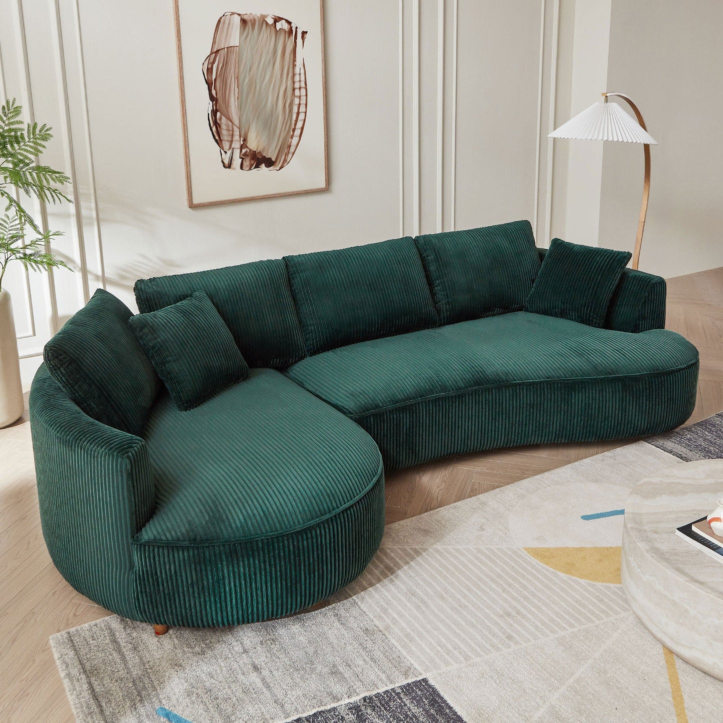 Modern Sectional Sofa with Left-Facing Chaise