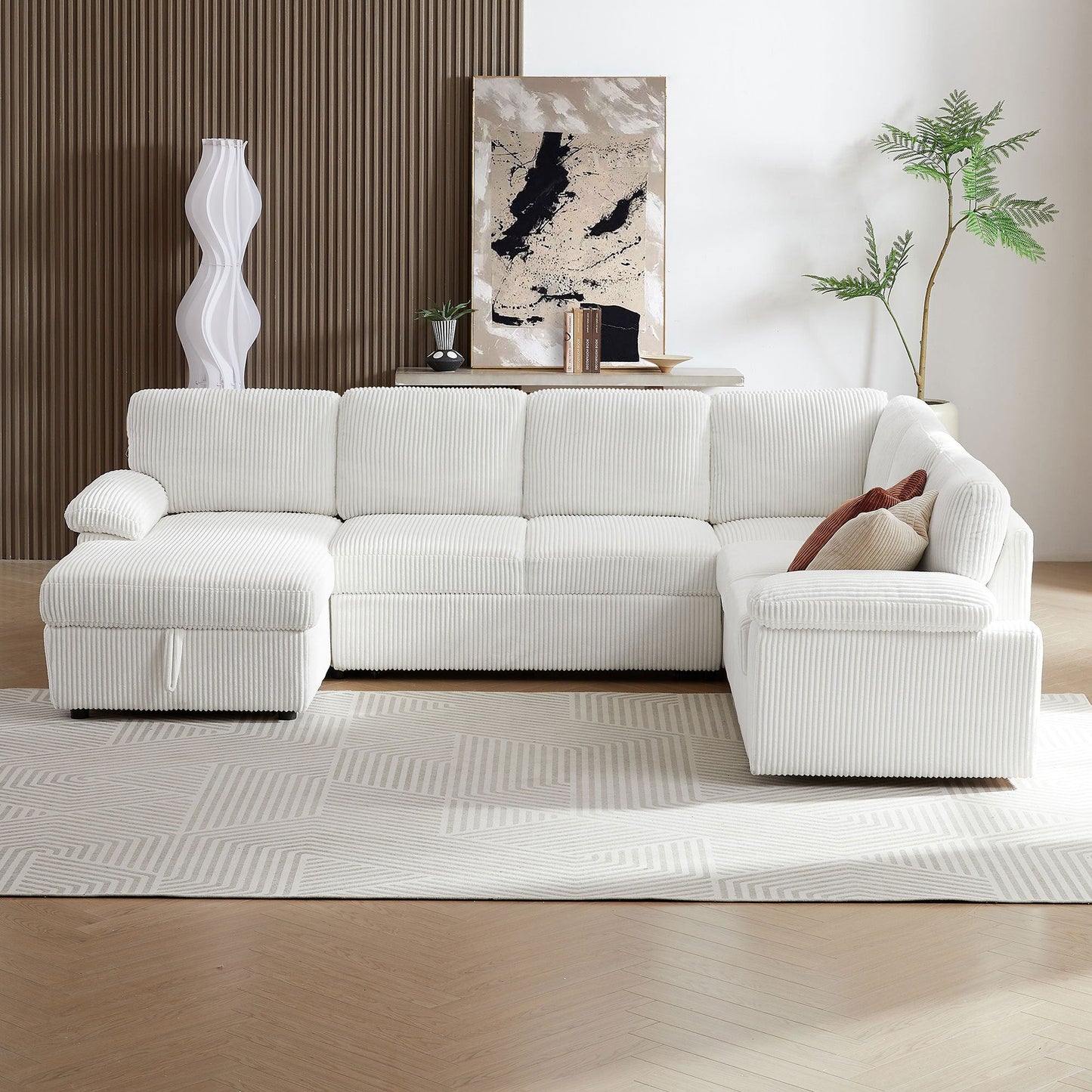Oversized Modular Storage Sectional Sofa Couch for Home