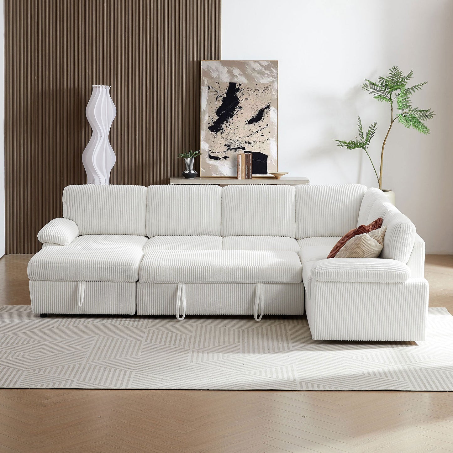 Oversized Modular Storage Sectional Sofa Couch for Home